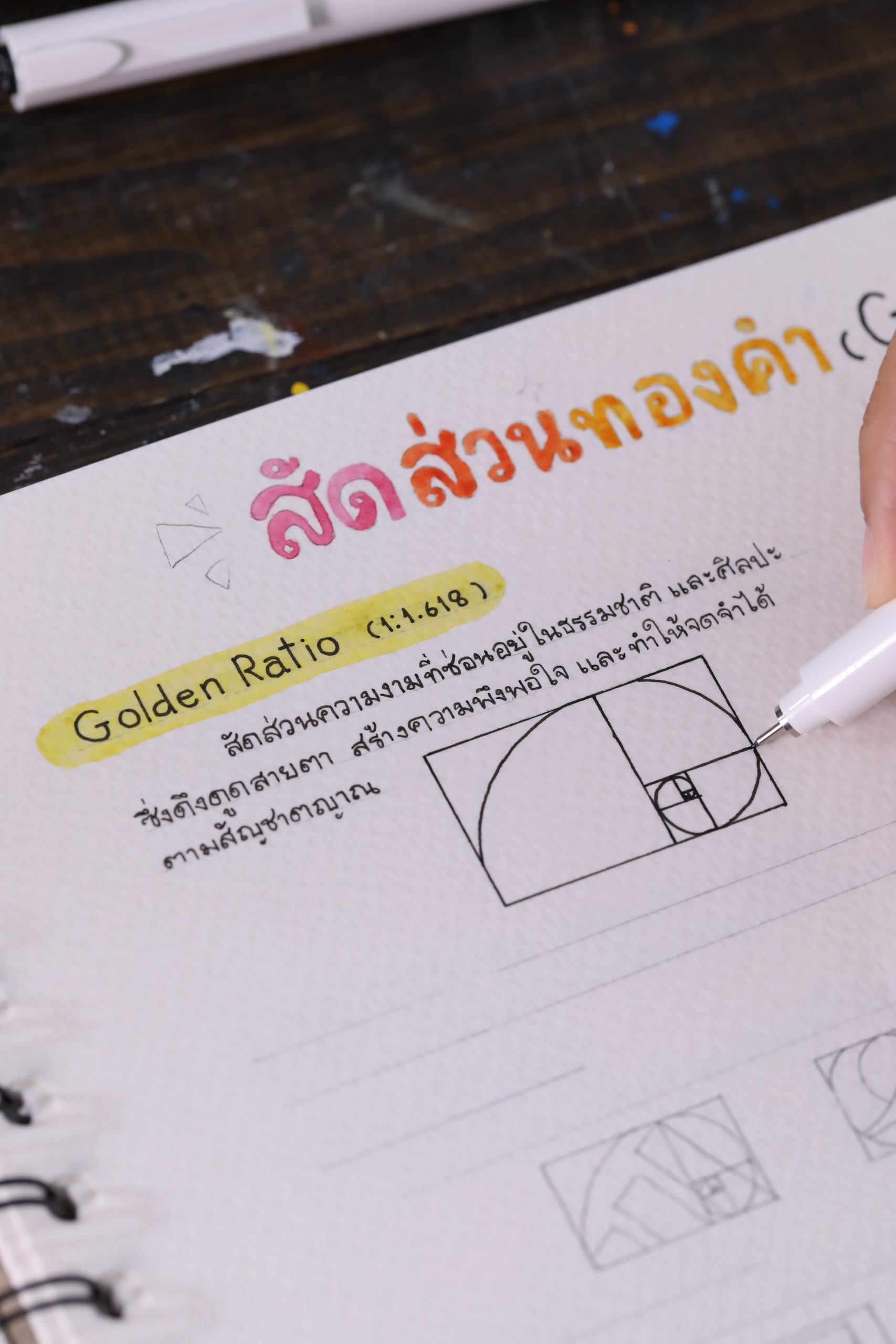 ขั้นตอนการหาจุดโฟกัสตามสัดส่วนทองคำตอนที่ 1